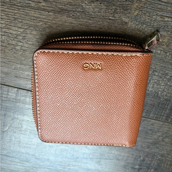 Mango Tan Textured Wallet - Picture 1 of 4